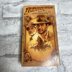 Indiana Jones and the Last Crusade Harrison Ford Sean Connery 1990 VHS Classic